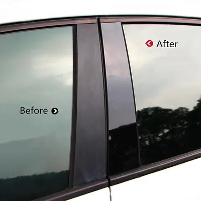 10PCS Black Pillar Posts Window Door Sticker Fit For Mazda 6 GH1 Sedan 2008-2012 • $10.98