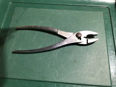 Vintage Crescent G-28 8  Slip Joint Pliers Made In USA • $3.95