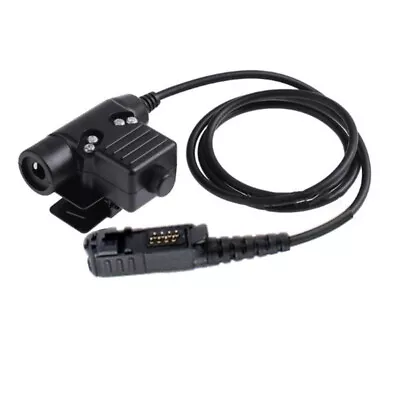 U94 PTT Cable Plug Military Adapter Z113 Standard Version For Motorola DEP550 • $26.99