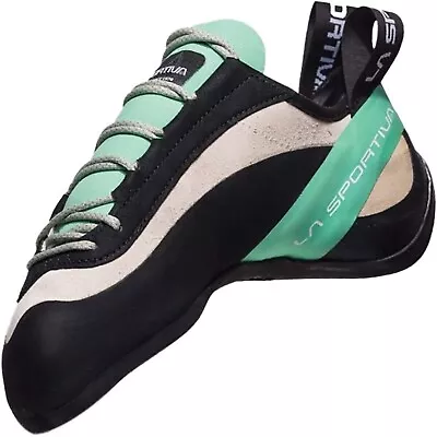 La Sportiva Miura Climbing Shoe - Women's 7.5 White/Jade Green • $278.40