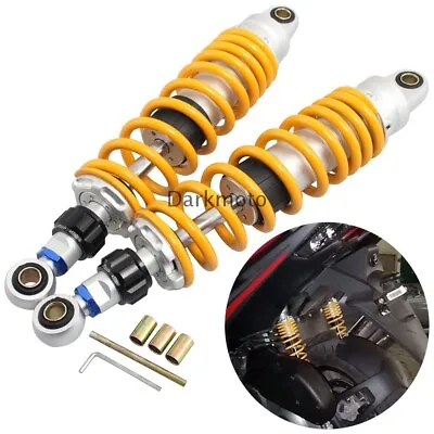 14  Adjustable Rear Air Shock Absorbers Suspension Universal For ATV Motorcycle • $132.99