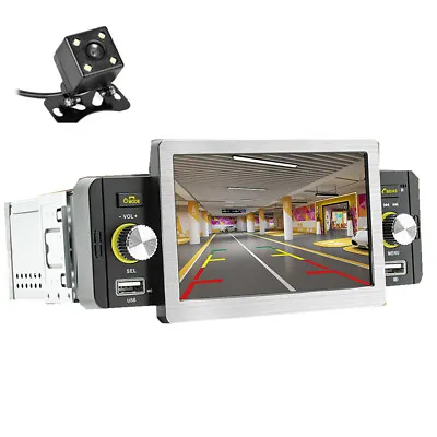 1 Din Touch Screen Car Stereo Radio MP5 Player Mirror Link BT FM USB Rear Camera • $89.90