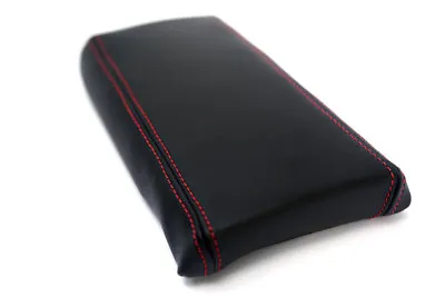 Center Console Armrest Leather Synthetic Cover For Mazda Miata 90-97 Red Stitch • $34.99