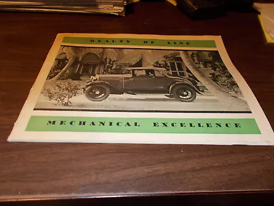 1928 Ford Model A 28-page Deluxe Sales Catalog • $50