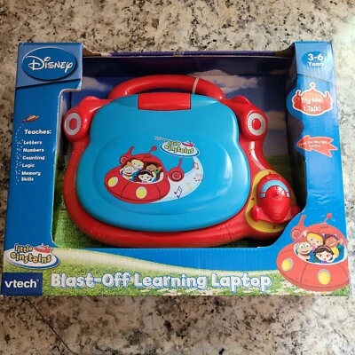 £95.73 • Buy New NIB Vtech Disney Little Einsteins Blast Off Rocket Learning Laptop Vtg HTF