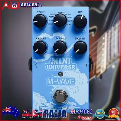 Digital Reverb Pedal 9 Reverb Tones Guitar Effect Pedals For Electric Guitar AU • $42.89