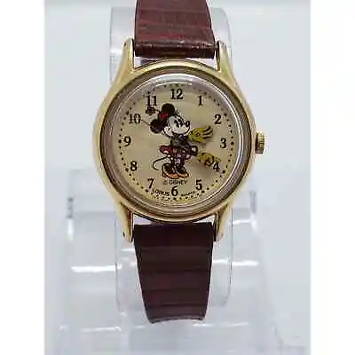 Disney Minnie Mouse Watch. Minnie Mouse On Watch Face. V515-6080 A1 • $324.98