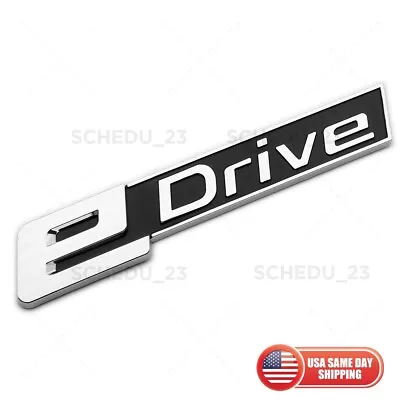 EDrive Logo Emblem Badge Side Rocker Trunk Lid M Power Performance Chrome • $12.99