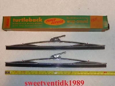 (2)...‘NOS’ ANCO Wiper Blades 12”  'SHINY’ ANCO  Wiper Blades.....MADE In USA • $45