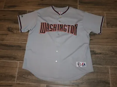 $56.99 • Buy Jose Vidro Washington Nationals MLB Baseball Majestic Jersey Authentic Sewn XXL