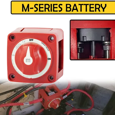 12-48V 300A M-Series Battery Disconnect Switch On Off Power For Marine Boat RV A • $20.99