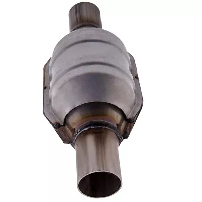 New 2  In/Outlet 13  Length Universal Catalytic Converter W/ Heat Shield 53004 • $39