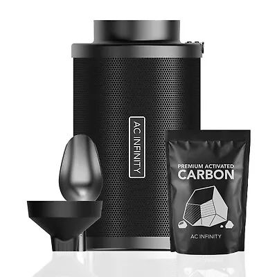 Refillable Carbon Filter Kit 6  With Australian Charcoal Refill For Grow Tents • $119