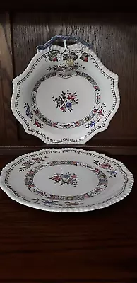 2 Antique Spode Waring & Gillows Pieces -1 Ribbon Shaped Dish And 1 Plate • £69.95