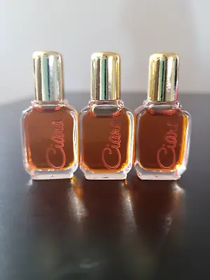 Lot Of 3 Vintage CIARA Charles Revson Perfume Parfum 1/8oz. Mini Splash *NEW* • $27.89