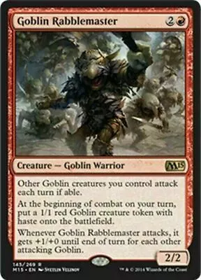 Goblin Rabblemaster ~ Magic 2015 [ Excellent ] [ Magic MTG ] • £4.98