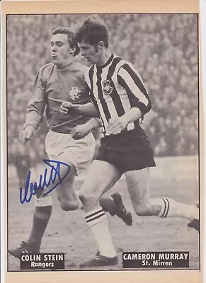 COLIN STEIN (Glasgow Rangers & Scotland Coventry City FC) Hand SIGNED A4 Poster • £8.50