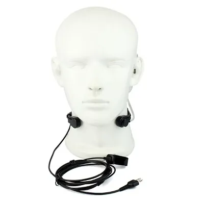 Throat Mic Microphone Finger PTT For Midland LXT210 LXT216 LXT303 Walkie Talkie • $24.99