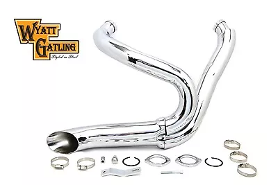 Harley Softail Exhaust System  2 Into 1 Chrome Header Pipe FXDWG V-Twin 30-0772 • $419.52