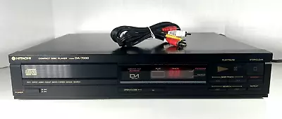 Hitachi DA-7000 Vintage CD Player - Works - 1988 Made In Japan - See VIDEO • $139.99