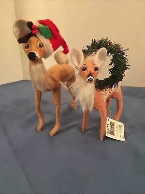 $25 • Buy Annalee Reindeer Set Of Two!!