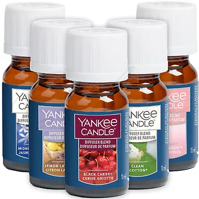 YANKEE CANDLE Ultrasonic Diffuser Blend Long Lasting Aroma Oil 10ml *CHOOSE* • £7.29