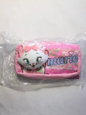 Disney Aristocats Marie 3D Plush Glitter Pencil Case MakeUp Bag New In Bag • $14