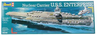 New Revell 1:720 Scale Uss Enterprise Aircraft Carrier Model Kit Sealed 05046  • $59.95