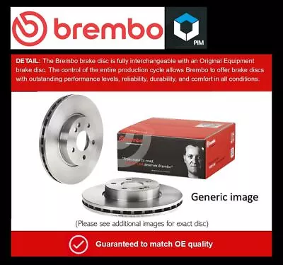 2x Brake Discs Pair Vented Fits VAUXHALL VECTRA C 3.2 Rear 02 To 08 Z32SE 292mm • $89.11