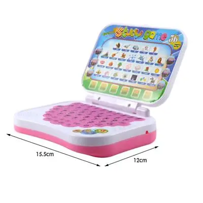 Bilingual Kids Learning Laptop Toy Computer Game For Baby Educational • £11.16