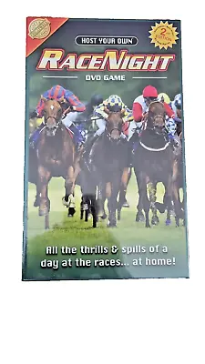 Host Your Own Race Night 2nd Edition DVD Game Horse Racing Party Fun New Sealed • £12.99