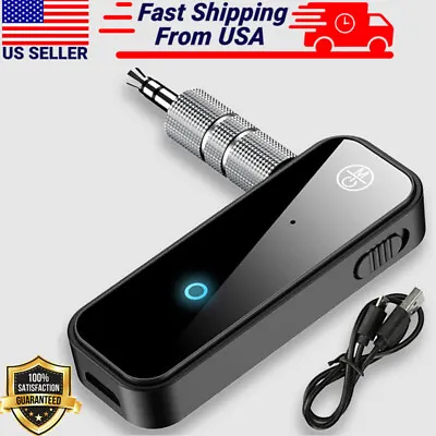 2 In 1 Bluetooth 5.0 Transmitter Receiver USB Wireless 3.5mm Audio Adapter Car • $9.49