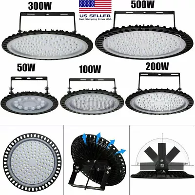 50W 100W 200W 300W 500W LED UFO High Low Bay Light Warehouse Industrial Lighting • $48.99