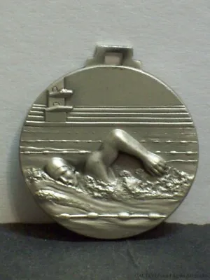 Vintage Turin Piedmont Italy Swimming Center Medal 1971 Italian Championship • $12.99