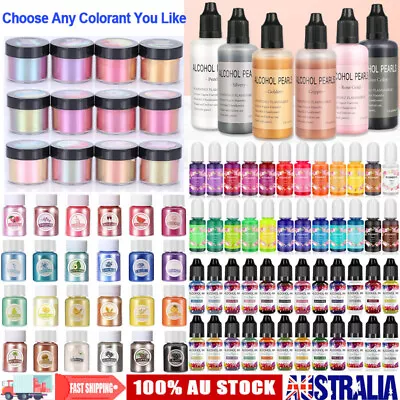 Epoxy Resin Colorant Dye Ink Colors Liquid Pigment Mica Powder Art DIY Craft • $19.99