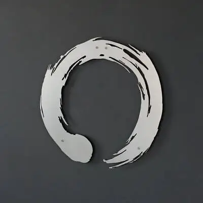 £43.08 • Buy Enso Zen Circle Metal Wall Art, Wall Decor For Living Room, Office Decor, Metal 