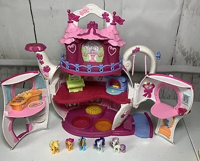 Hasbro 2006 My Little Pony Tea Pot House With 5 Mini Figures ~ Working • $34.50