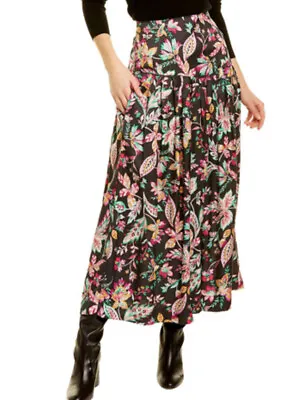 Isabel Marant Étoile Bella Floral Printed Midi Skirt Size 38 (Medium) • $324.99