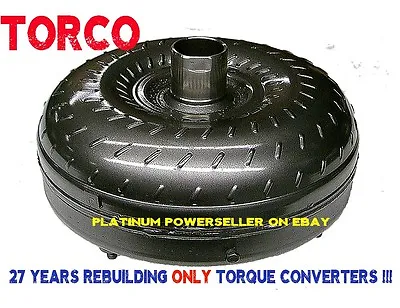 Ford Torque Converter - C4 High Stall 2000-2200 - 11.5  Bolt Circle - 26 Spline • $299.99