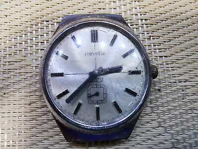 Vintage SWISS MADE  MEN Watch  CORVETTE • $38.99