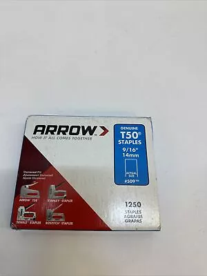 Arrow Genuine T50 9/16-Inch Staples 1250-Pack  • $9.99