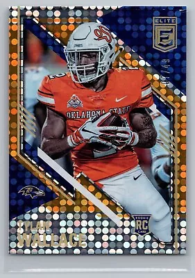 Tylan Wallace 2021 Donruss Elite Rc Orange /49 Oklahoma State Rookie #199 • $4.99