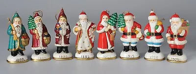 Vintage 1983 And 1984 Christmas Eve Inc Memories Of Santa Ornaments Lot Of 8 • $49.99