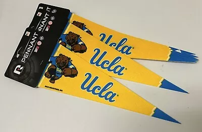 Official UCLA Middle Man Pennants 5  X 15  - Licensed By Rico - Made In USA • $5