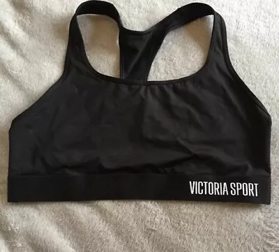 Victoria's Secret The Player Racerback Black XL Sport Bra NWOT • $19.95