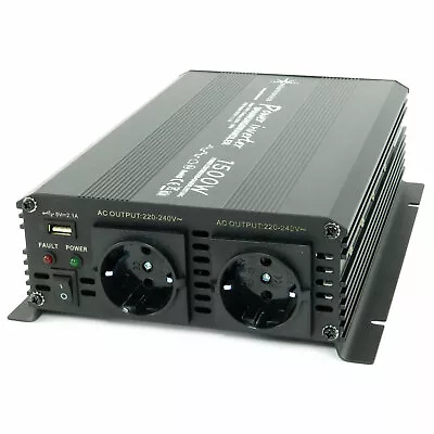 Voltage Converter 24V To 230V 1500 3000 Watt Inverter Transformer • £107.69