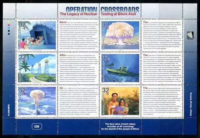 Marshall Islands: 1996 Operation Crossroads Semipostal Mini-Sheet (B1) MNH • $2.07