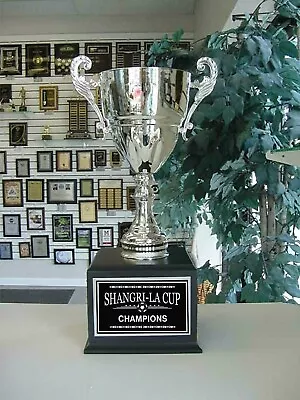 $90.75 • Buy Soccer Futbol 16 Year Perpetual Award Silver Metal Cup Award Trophy J**mcj3s