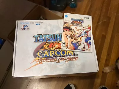 Nintendo Wii Tatsunoko Vs Capcom Arcade Fight Stick Madcatz + Game PREOWNED • $125