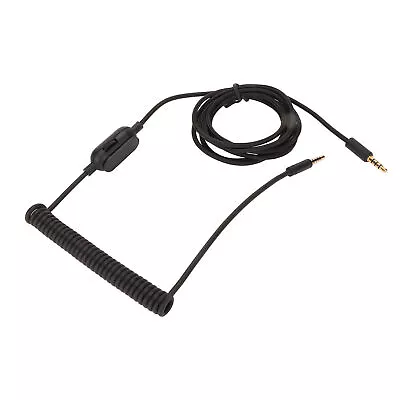 3.5mm Male To 3.5mm Male Coiled Sound Cable Headphone Spring Coiled Cable Re REL • £11.41